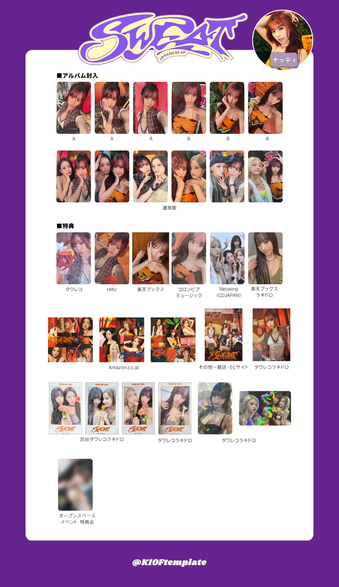 KISS OF LIFE template on X: 