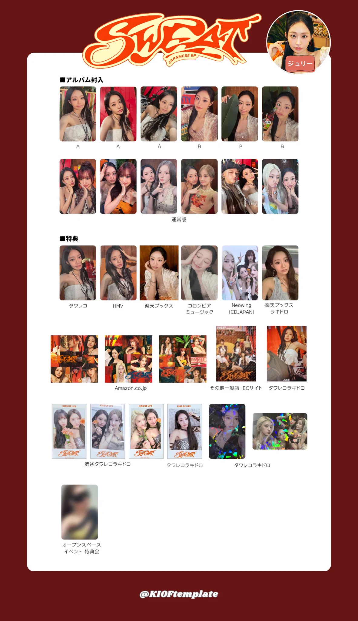 KISS OF LIFE template on X: 