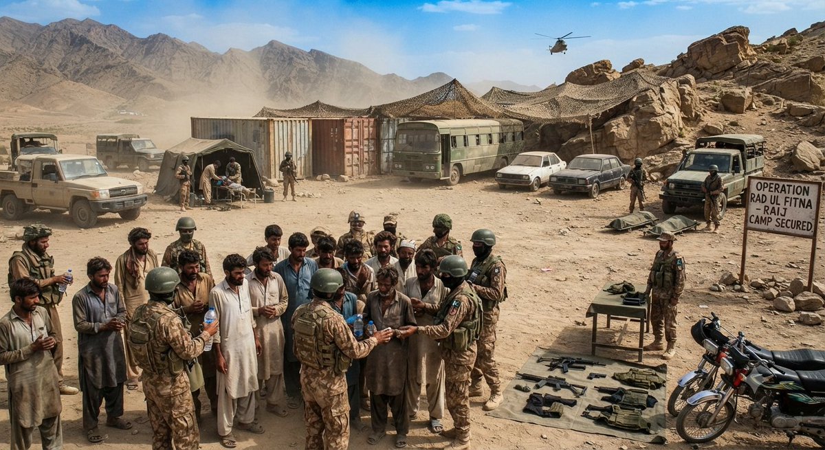 Major Breakthrough in Counter-Terrorism: Operation Rad ul Fitna Rescues 23 Hostages