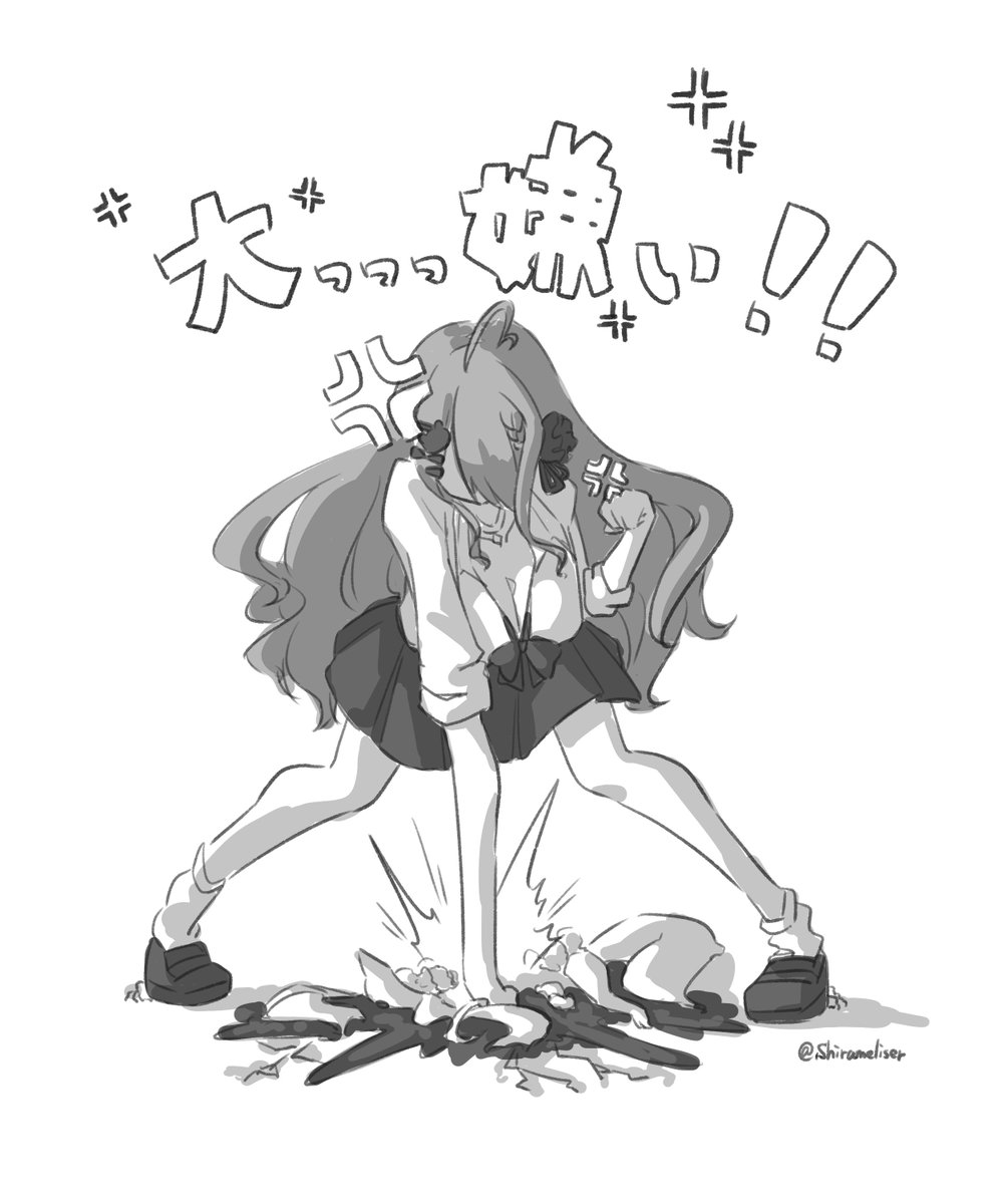 Shirameliser's tweet photo. 同時視聴中ずっと同じ気持ちだった

#もちめるあーと https://t.co/8TN4PebQyw