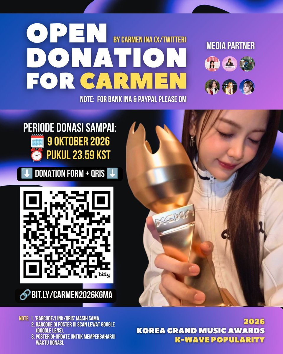 crmnssta's tweet photo. btw aku lagi nabung harian mulai 5000an nih buat Carmen KGMA 2026. siapa mau ikut? 
ikutan aja yuk. bisa harian, bisa mingguan. berapapun nominalnya

bisa langsung disetor:
🔗https://t.co/SuiOZNaMTO

bareng-bareng kita maksimalin, sambil mulung amunisi jg di apknya

semangat 🔛 https://t.co/wVF9Y0IxC1