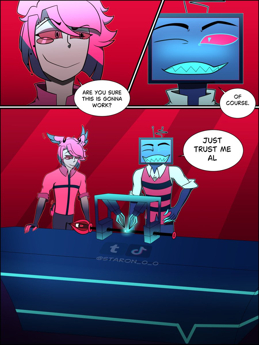 Staron_0_0's tweet photo. Reforged love {Radiostatic AU} Part 11
#radiostatic #alastorxvox #hazbinotel #alastor #vox #hazbinhotelcomic https://t.co/fNO1JpD2wP