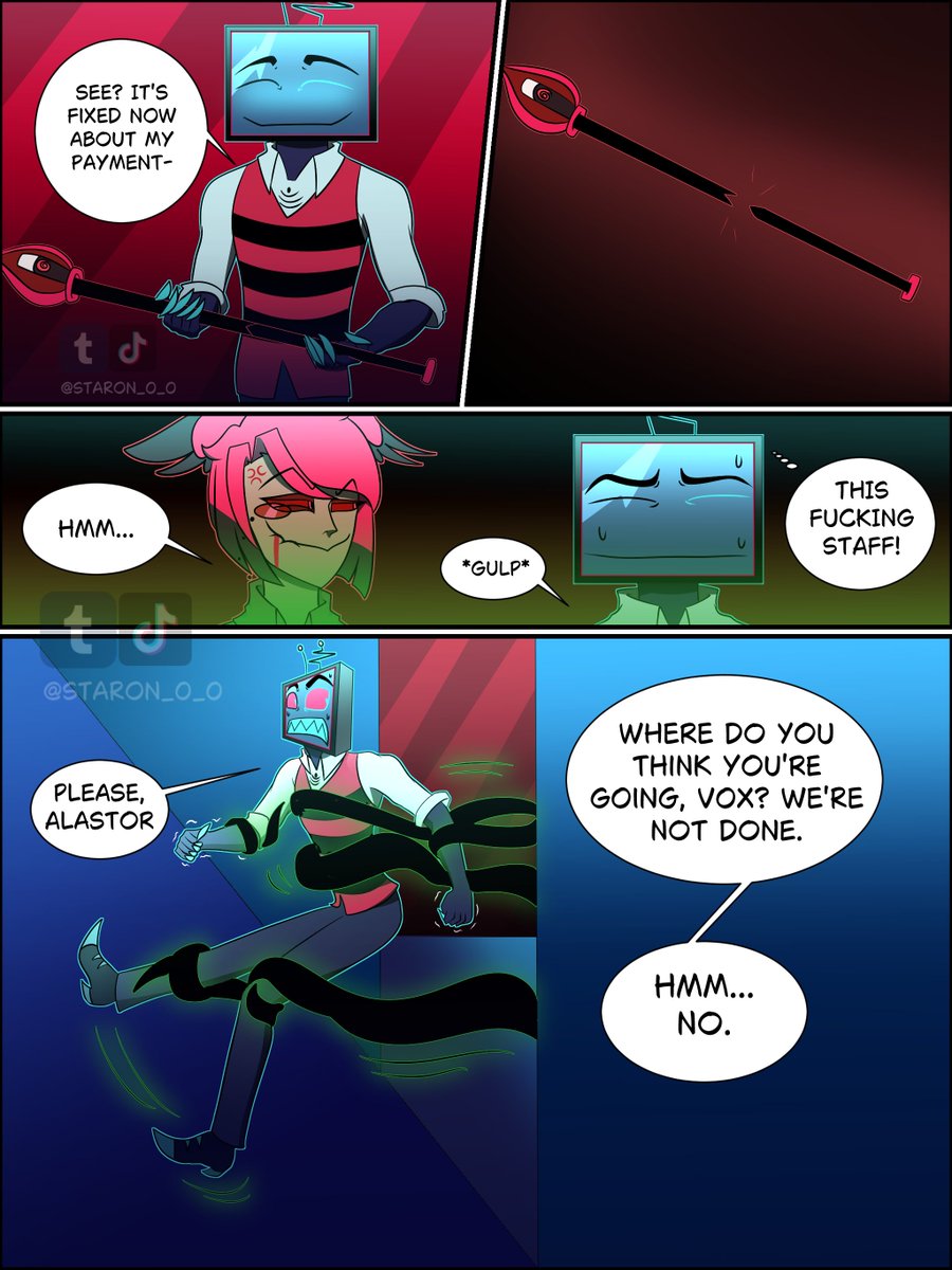 Staron_0_0's tweet photo. Reforged love {Radiostatic AU} Part 11
#radiostatic #alastorxvox #hazbinotel #alastor #vox #hazbinhotelcomic https://t.co/fNO1JpD2wP