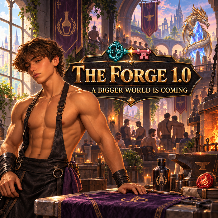 TheForgeGameApp's tweet photo. Work on The Forge 1.0 is already in full swing. 🔥

🌐 Сайт: https://t.co/kjCYOodSjk 
📷 Telegram: https://t.co/ypX5NkR4ta

We’re transforming Forge from a single game into a living social world—with more ways to meet, connect, play together, build relationships, join communities, take part in events, and experience new seasons.

Bottle and The Anvil will remain important parts of Forge, but new social and gaming experiences are being built around them. New screens, mechanics, and visual assets are already in development, while the gameplay is being tested and balanced behind the scenes.

We’re still keeping plenty under wraps, but one thing is certain: version 1.0 will completely change the scale of The Forge.

The work is moving fast. We’ll start showing more soon. 🔥