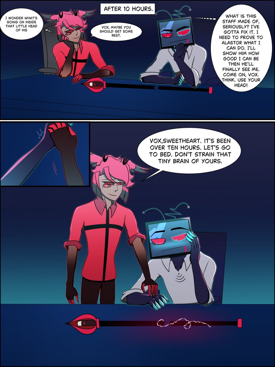 Staron_0_0's tweet photo. Reforged love {Radiostatic AU} Part 12
#radiostatic #alastorxvox #hazbinotel #alastor #vox #hazbinhotelcomic https://t.co/ueSVNMd6IC