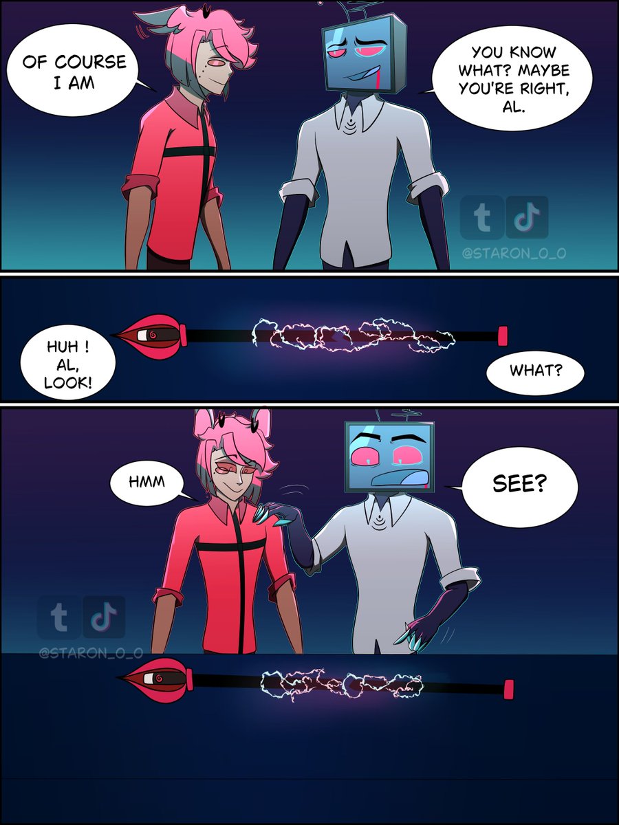 Staron_0_0's tweet photo. Reforged love {Radiostatic AU} Part 12
#radiostatic #alastorxvox #hazbinotel #alastor #vox #hazbinhotelcomic https://t.co/ueSVNMd6IC
