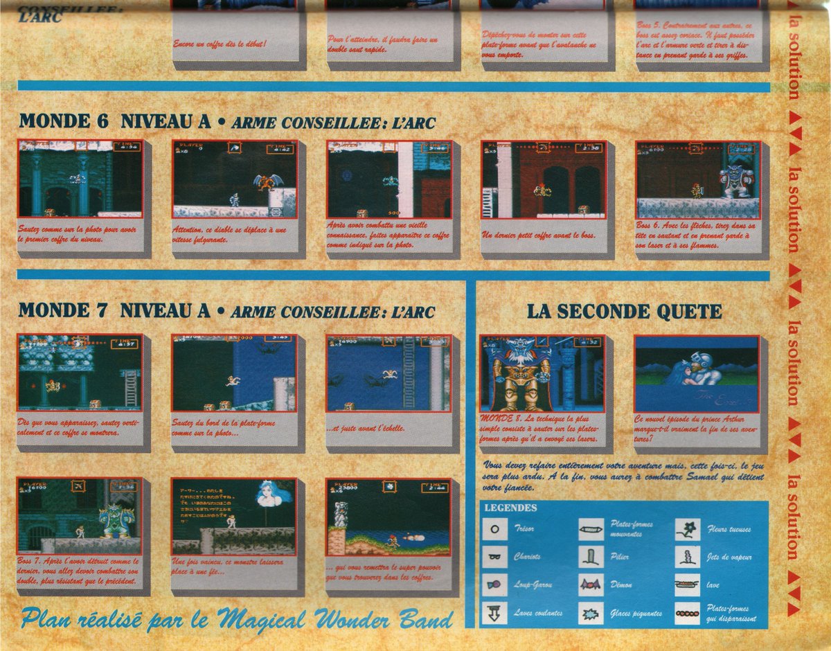 AllmightoFranky's tweet photo. La suite avec une aide de jeu pour le génial mais incroyablement difficile #SuperGhoulsNghosts sur #SuperNes en 4 pages!! 4/5 https://t.co/edXLjFHRoU