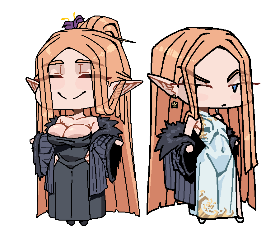 goleninhooo's tweet photo. all 4 girls as chibis! which one's your favorite? https://t.co/sow4k2eoNt