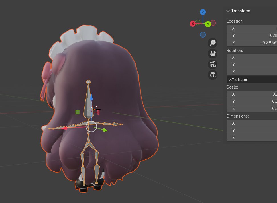 HASO_Lab's tweet photo. 3Dモデルにボーンを埋めていたら休日が終わる… https://t.co/XYSZdoe9M2