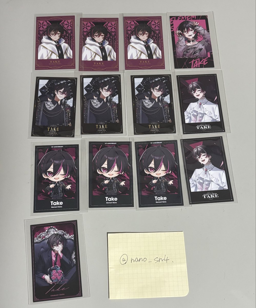 nano_sn4's tweet photo. EL6 グッズ交換   〜更新〜

【譲】1~4枚目💛💜🩵🩷

【求】画像5.6枚目  ❤️ > 🤍
 
郵送希望
1弾3弾の交換可の場合、比率違交換〇

取引のご希望に添えない場合は♡のみで対応させていただきます。
検討のため返信にお時間いただく事がありますのでご了承ください。

#EL6交換 #EL6グッズ交換 https://t.co/XxaJLPqxga