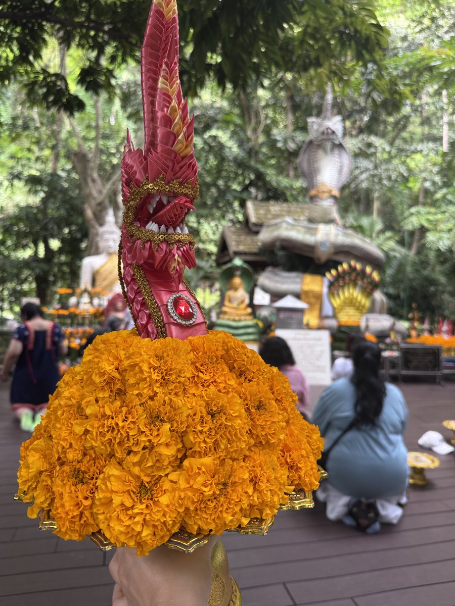 Fall__In's tweet photo. รอบก่อน ไม่ได้มาไหว้องค์พญานาคตรงนี้ เพราะไม่รู้ว่ามีจนเห็นเหล่าพิดาราลงกัน วันนี้ได้มาไหว้ล้าว https://t.co/D3pBnDJuq9