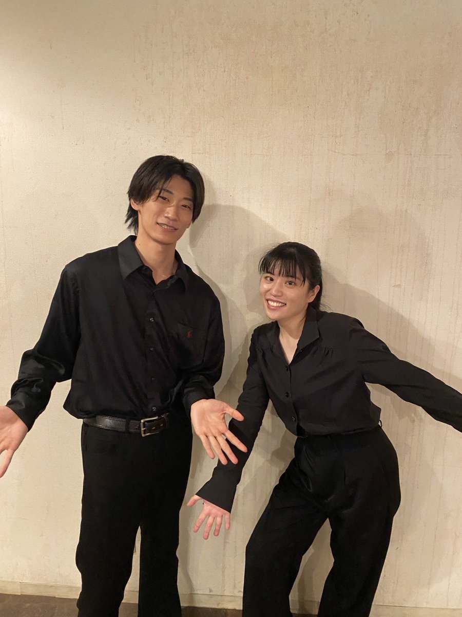 stone_river2515's tweet photo. 本日 #読むラク語2 朗読劇の初日でした🪭
事務所の山口さんに来ていただけて感謝感謝でございます！ありがとうございました〜！！
共演中の有重さん(@Arishigeiori)との
ツーショットを添えて🍃

まだご予約出来ますのでぜひ観に来てくださいませ☺️
▶https://t.co/VBLapeq9ry◁ https://t.co/P47ddaocYO