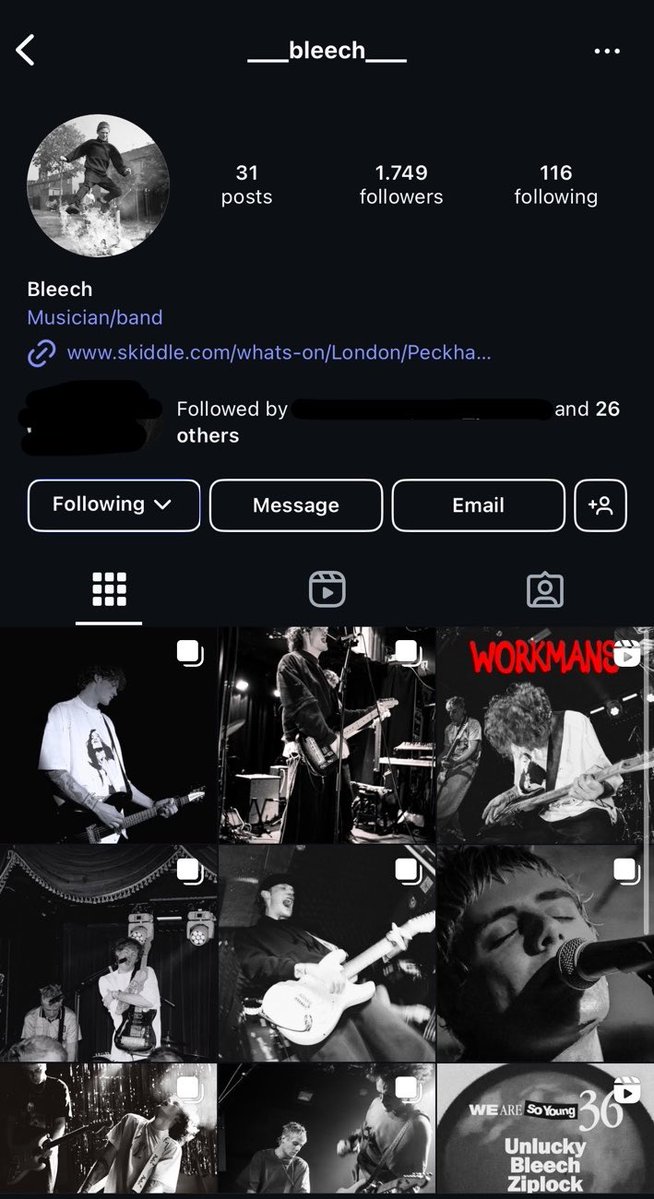 skintyromance's tweet photo. bleech instagram in march 2025 vs now this is crazy https://t.co/CvEND3mOdG