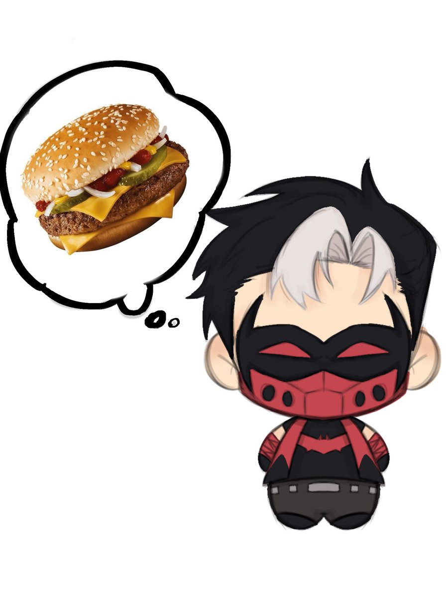 fefe_meow's tweet photo. I think he’s hungry #fatsontodd #jaysontodd #redhood https://t.co/hxDbXM3JhL