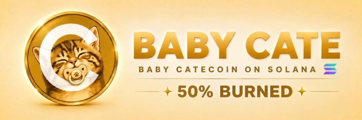 ElaraVayneX's tweet photo. $BABYCATE — THE BABY CATE IS HERE

A new meme is making its way through the Solana community.

Cute. Memable. Built for the culture.

$BABYCATE is bringing a fresh character, a growing community, and a meme narrative designed to get people talking.

The journey is just getting started.

If you’re watching for the next meme to catch attention, keep $BABYCATE on your radar.

X: @babycate_solana

C.A:
D3Z5RXPGWtvAc7UxFSeN4itLBPHyNVhVLRzXBMmUpump

Chart:
https://t.co/mitg8xih7B