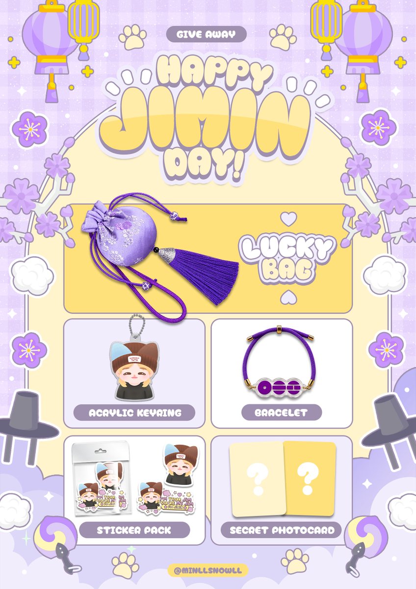 MinllSnowll's tweet photo. Pls RT ˖ ⋆໋🐣⁺◦ 🌼˚ ༘

˚꒰💛⤾ ɢɪᴠᴇ ᴀᴡᴀʏ
·˚✨𝐉𝐈𝐌𝐈𝐍 𝐝𝐚𝐲˖⋆🌼
﹆ 𝟔𝟎 𝐬𝐞𝐭𝐬

📮55฿ (พท.ห่างไกล+10)

📍ลงฟอร์ม 3ตุลา 19.00
(โอนก่อนกรอก)

ฝากแท็ค↓
#HappyJIMINday #JIMIN https://t.co/OoYn8qKk76
