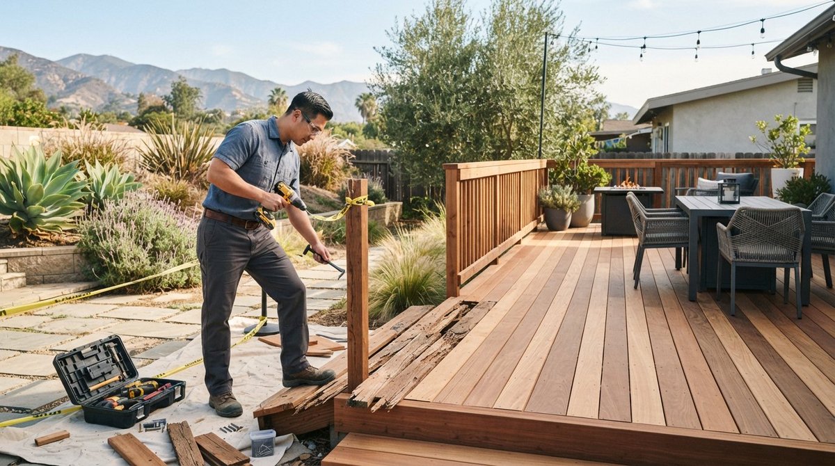 HDProReferral's tweet photo. Expert Deck Repair Service in Pasadena: Restore Your Outdoor Living Space

https://t.co/fQsmVE2Rqm https://t.co/gKq4zWvwow