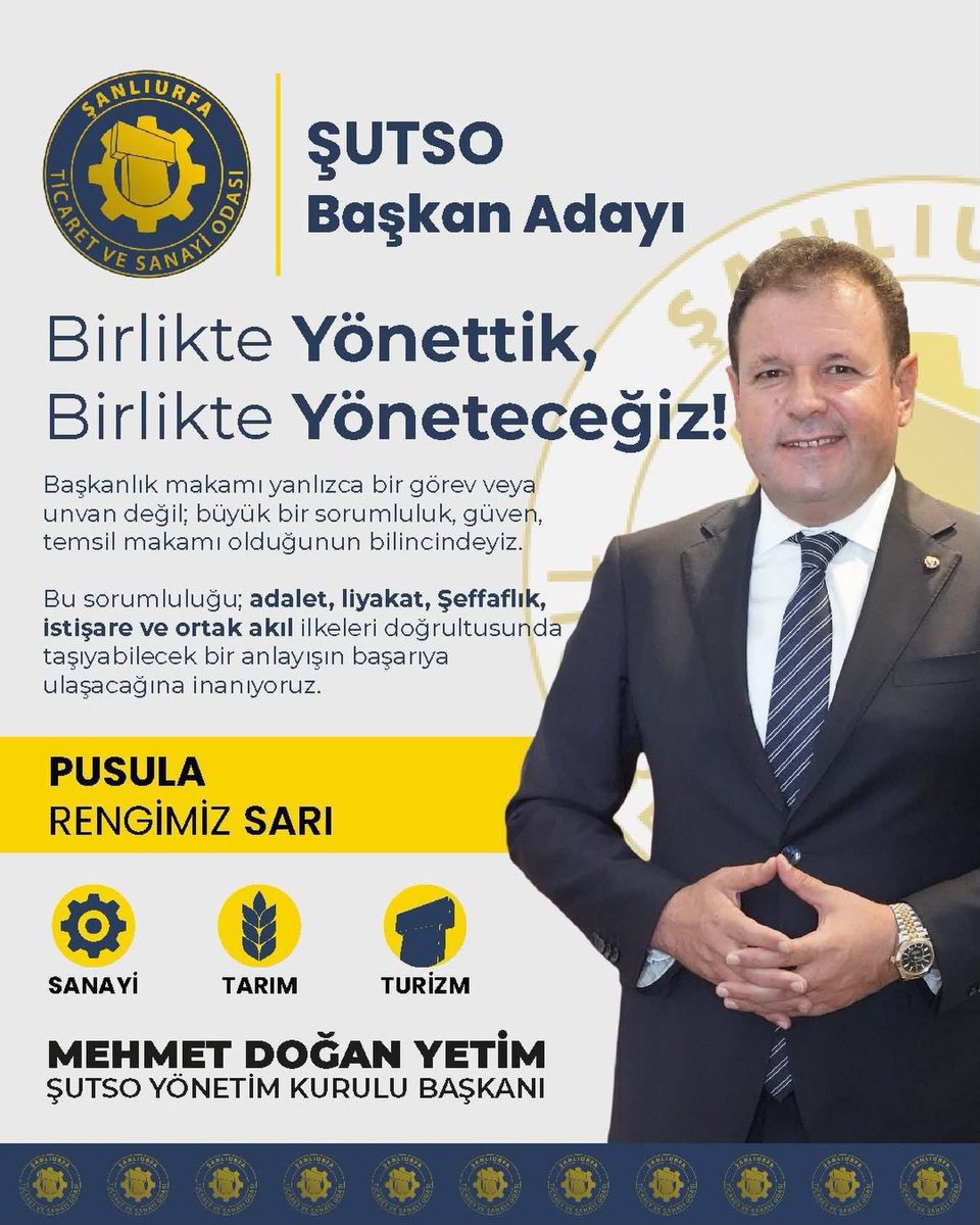 eminciftci63's tweet photo. ŞUTSO’da artık vaat değil,
İCRAAT konuşacak !
Sn: Başkan @mdoganyetim
Söz verip bekleyen değil,
sorumluluk alıp sonuç üreten anlayış.
Üretim. Yatırım. İstihdam.
Güçlü ekonomi, güçlü Şanlıurfa.
Şanlıurfa’nın geleceği lafla değil, icraatla yazılır.
Şimdi söz değil, eser konuşsun!” https://t.co/mry5Qc9FKd