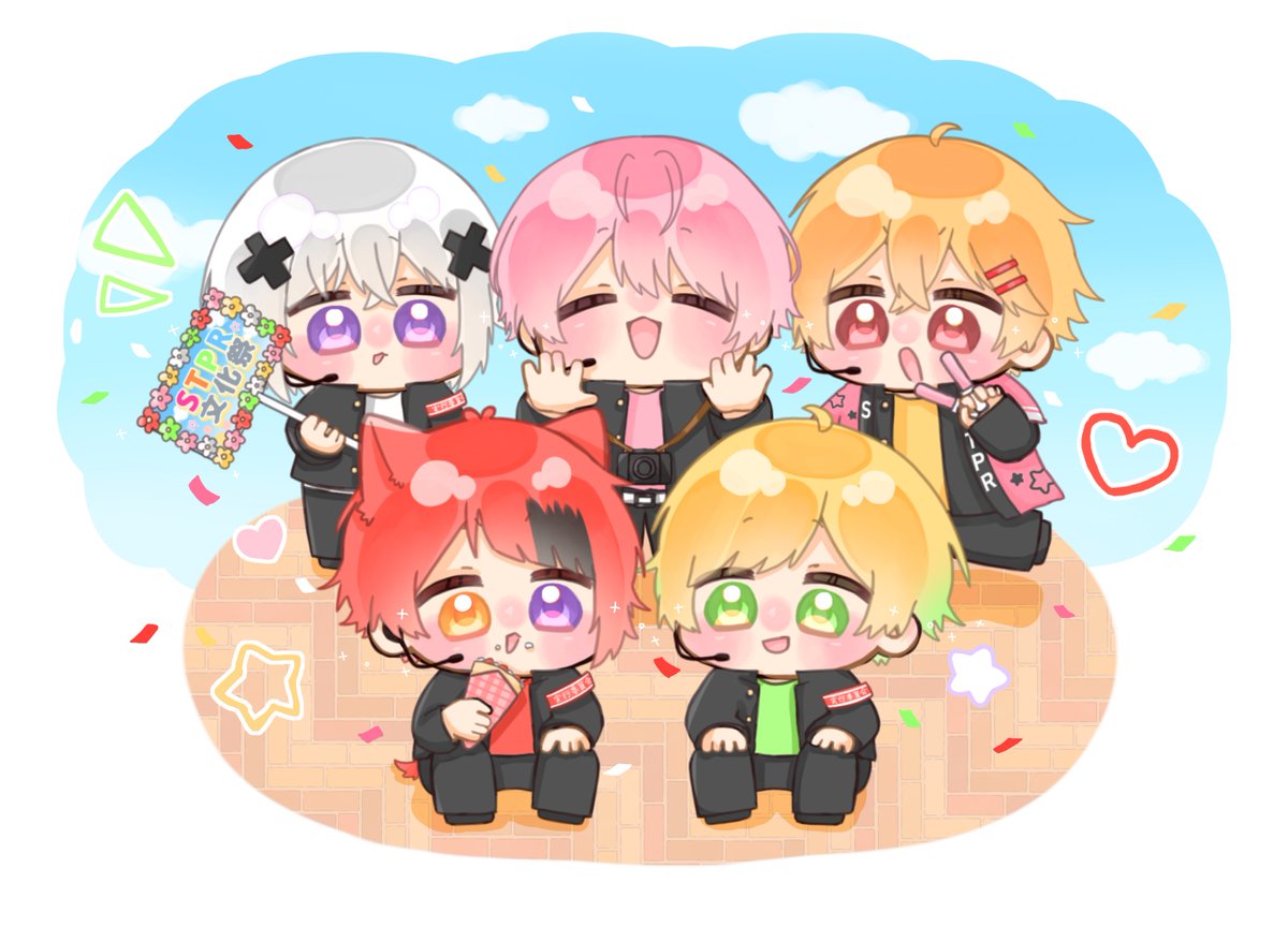 riumu_R_nc's tweet photo. STPR文化祭ありがとうございました！🍓⚔️📣💫👟

#STPR文化祭 #りいぬぎゃらりー https://t.co/GuDZk2q8vc