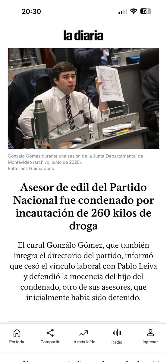 zully_silva's tweet photo. 🗣️Vale la pena escuchar a Gandini. 

Hipocresía al palo.
Bueno , va a decir que él no sabía, como el hijo del Jefe de la banda, blanco también, dijo que no sabía que el padre era NARCO. https://t.co/OHteZK3Vxw