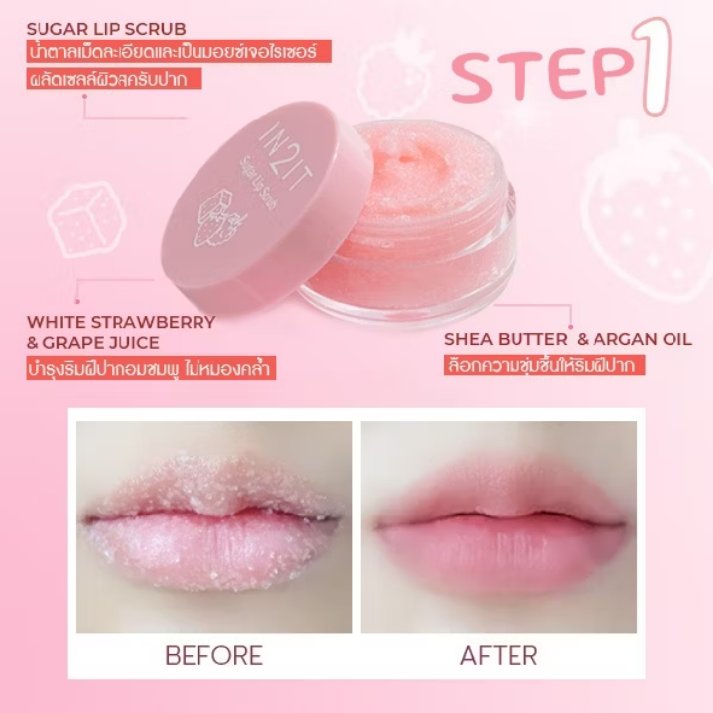 Qsenle's tweet photo. IN2IT SUGAR LIP SCRUB - SLS01 สครับปากหวาน #IN2IT #สครับ #ปากหวาน #ป้ายยา
🌱 https://t.co/aAEY2ohOn8 https://t.co/hX64GPFYtO