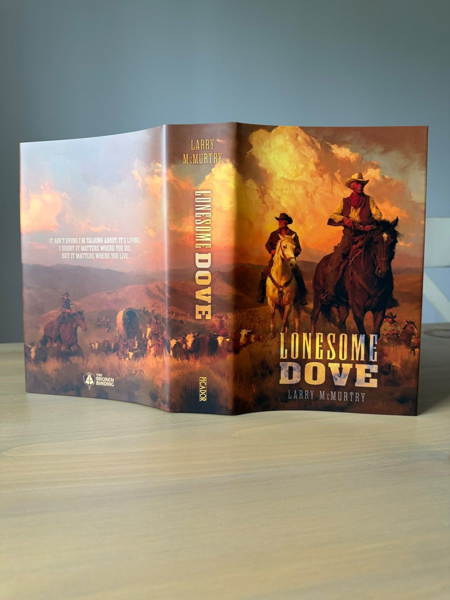 binding_broken's tweet photo. Lonesome Dove is IN! 🤠

We know you’ve all been excited for this to arrive and we can confirm this is one of our best editions to date. https://t.co/tcpel2rrY3