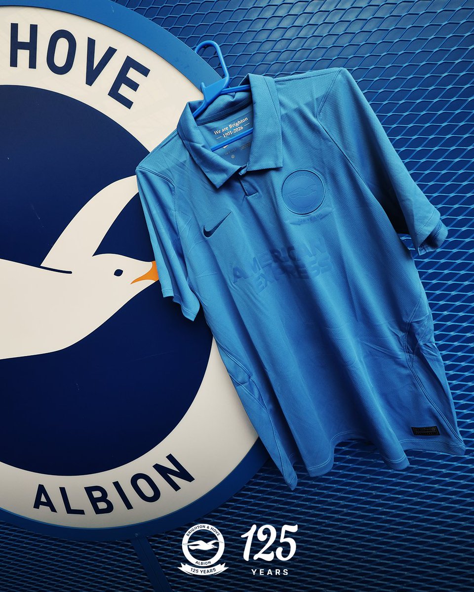 BHAFC's tweet photo. Special kit for a special 125 occasion. 😍 Inspired by the colours of our first kit, worn in 1901. 💫 https://t.co/R678xEWefd