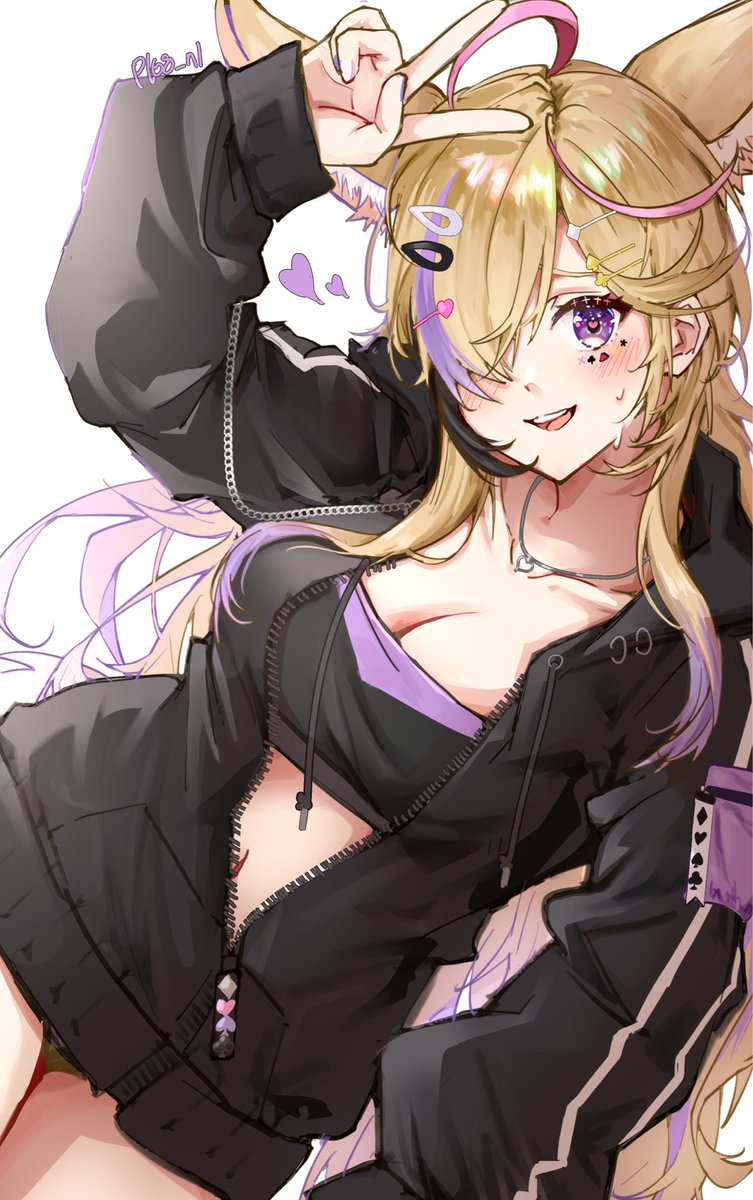 p168_nl's tweet photo. Polka💜🖤#絵まる https://t.co/f95DBYjaSZ