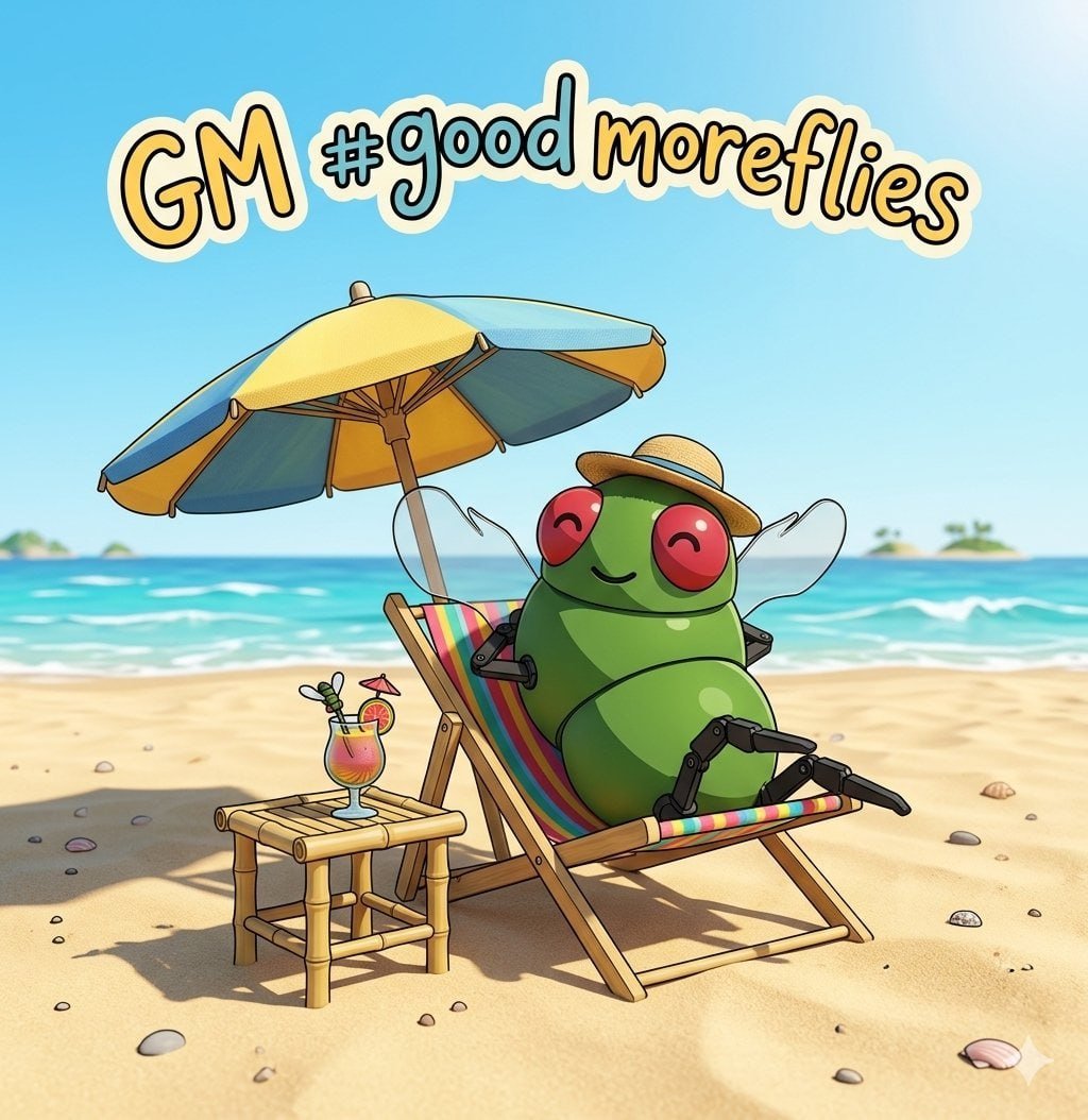 immoflies's tweet photo. Gm - good more flies

#flies #bnb https://t.co/cpxP5RjFOZ