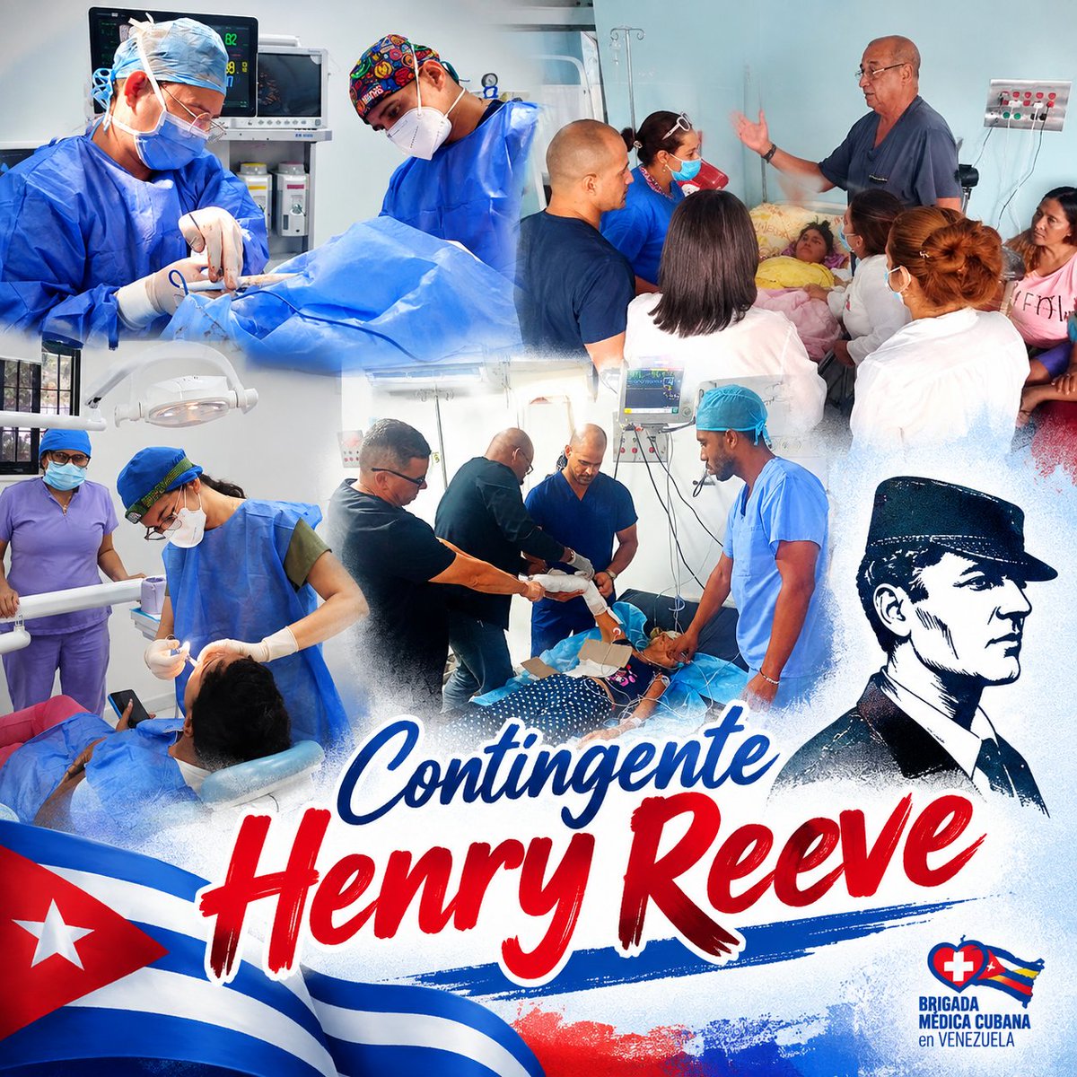 RomanYelina's tweet photo. 🇨🇺🩺 Hay personas que no solo llevan una bata blanca: llevan consigo el alma de un pueblo.

El Contingente Henry Reeve nació un 19 de septiembre para convertir la solidaridad en acción y llevar salud, esperanza y vida allí donde más se necesita. 🌎❤️

#HenryReevePorLaVida https://t.co/sRxlZyoEOq