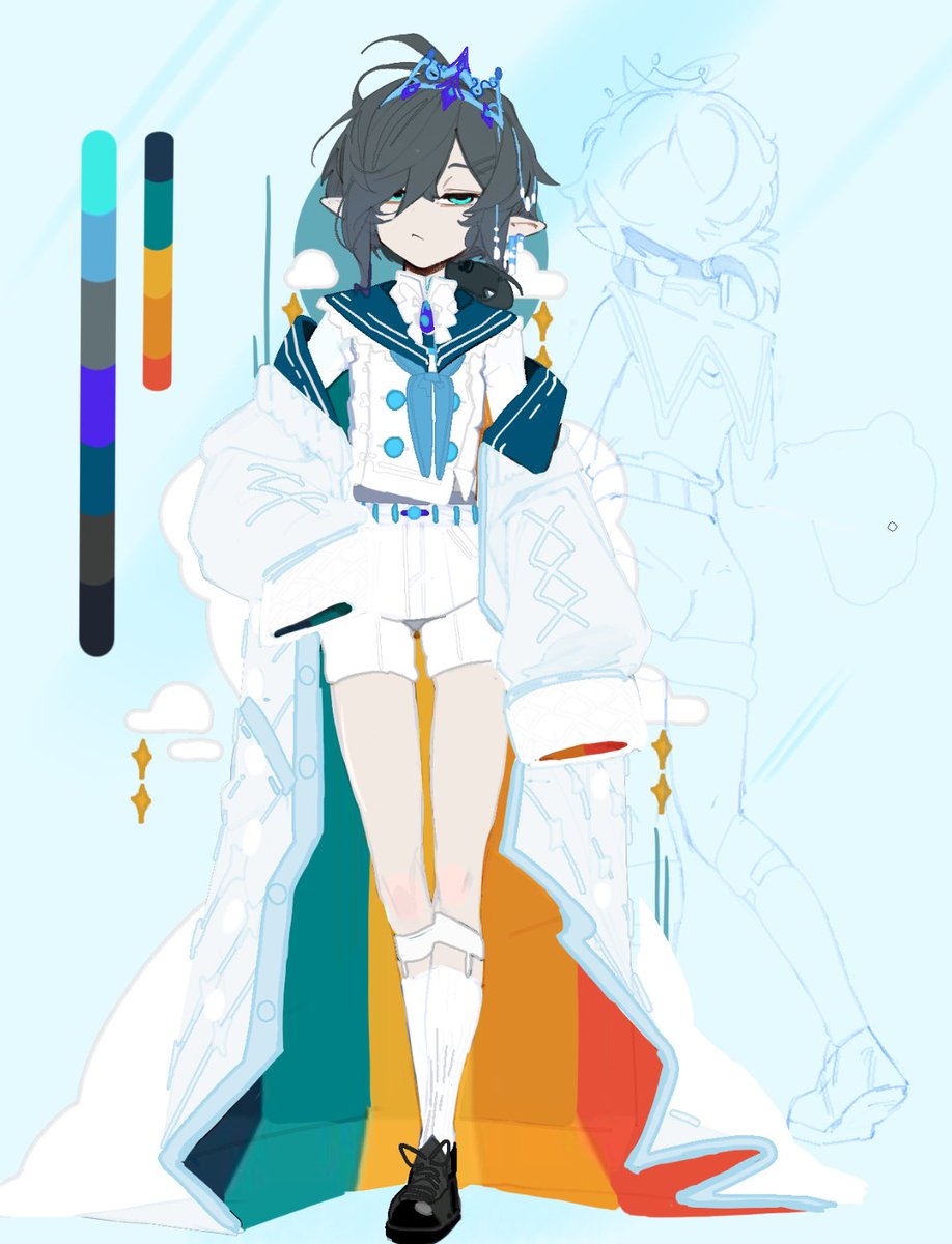 Amonio1234's tweet photo. Cloud prince - his hair changes depending on the mood https://t.co/YOBpw596pf