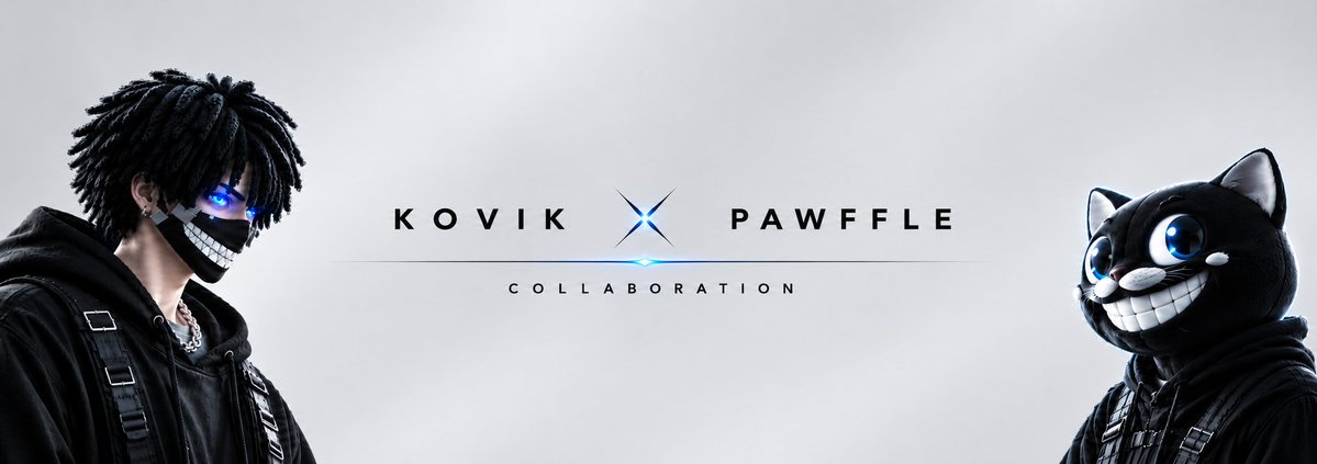 0xKovik's tweet photo. 🐾 PAWFFLE × KOVIK
A COLLAB WORTH JOINING — 8 GTD GIVEAWAY

Teaming up with @Pawffle_nft for a special community giveaway. 

🎟️ Got 8 GTD spots for the community.

How to Enter:
→ Follow @Pawffle_nft & @0xKovik
→ Like + Repost
→ Comment your favorite Pawffle 🐾
→ Drop your EVM wallet 👇

⏰ The giveaway will remain open for 24 hours. 
 
Don’t miss it — enter now & Good luck everyone 🍀