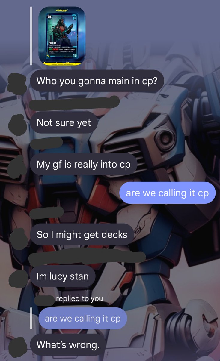 SuchPettanko's tweet photo. i have tried the Cyberpunk TCG https://t.co/UIJ3ZFME5V