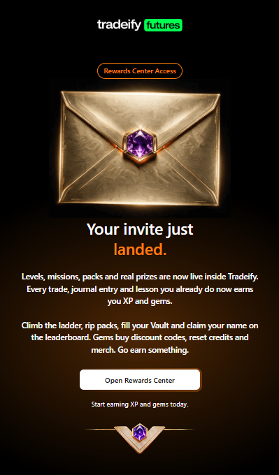KavodTrader's tweet photo. Got an early invite into @tradeify reward program.

I got a 60% OFF from the Paper pack. 
Thank you for this gift🫡

The program is awesome. #Tradeify https://t.co/pkJThBk8em