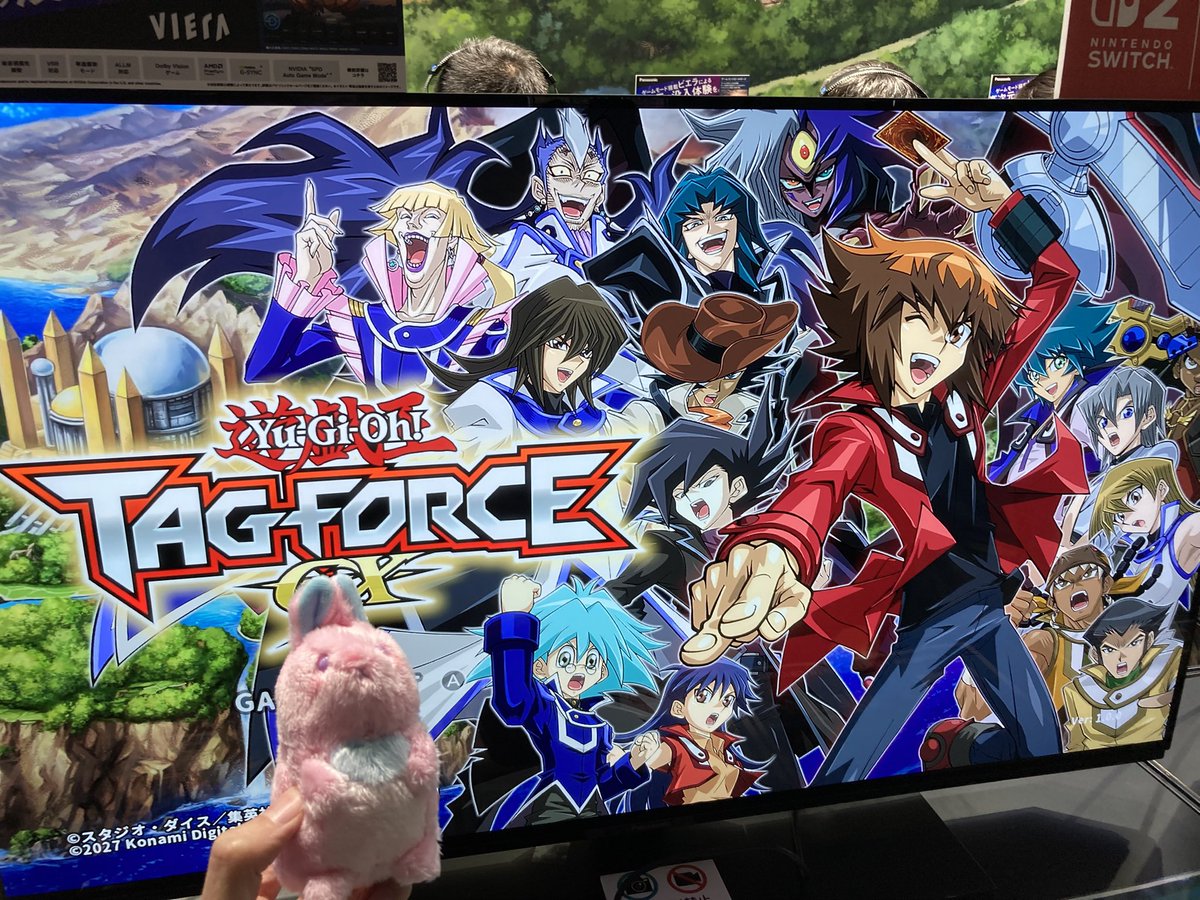 ZerokageHB's tweet photo. #TGS2026 
タッグフォースGX。よっぽど何かをやらかさない限り良さが約束されたゲームだよね。
MD的なデュエルの遊びやすさにタッグフォースのキャラ成分が載ってて、それでいてTF3よりテンポはよくなってて素晴らしかった。キャラの難易度が書いてあるのは偉い。発売が楽しみだ…。 https://t.co/yGlTEGAHOf