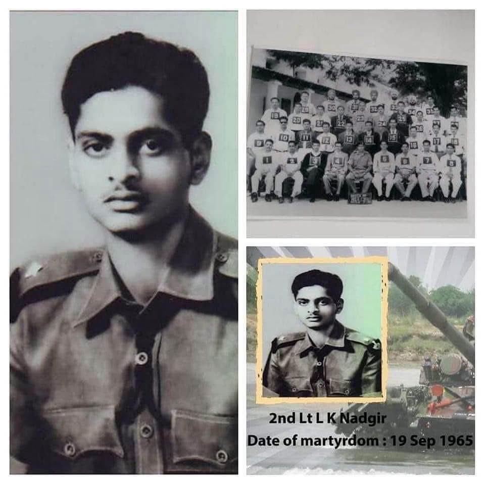 priority_n's tweet photo. At the age of 24 a Braveheart made his Supreme Sacrifice for the Nation.

Homage to,
2/LIEUTENANT L K NADGIR
 6 MARATHA LI
on his Balidan Diwas today.

In the #BattleOfChawinda 
2/Lt NADGIR gave his all while playing a crucial role in capturing railway station by first light of Sept 19, 1965. 
#KnowYourHeroes