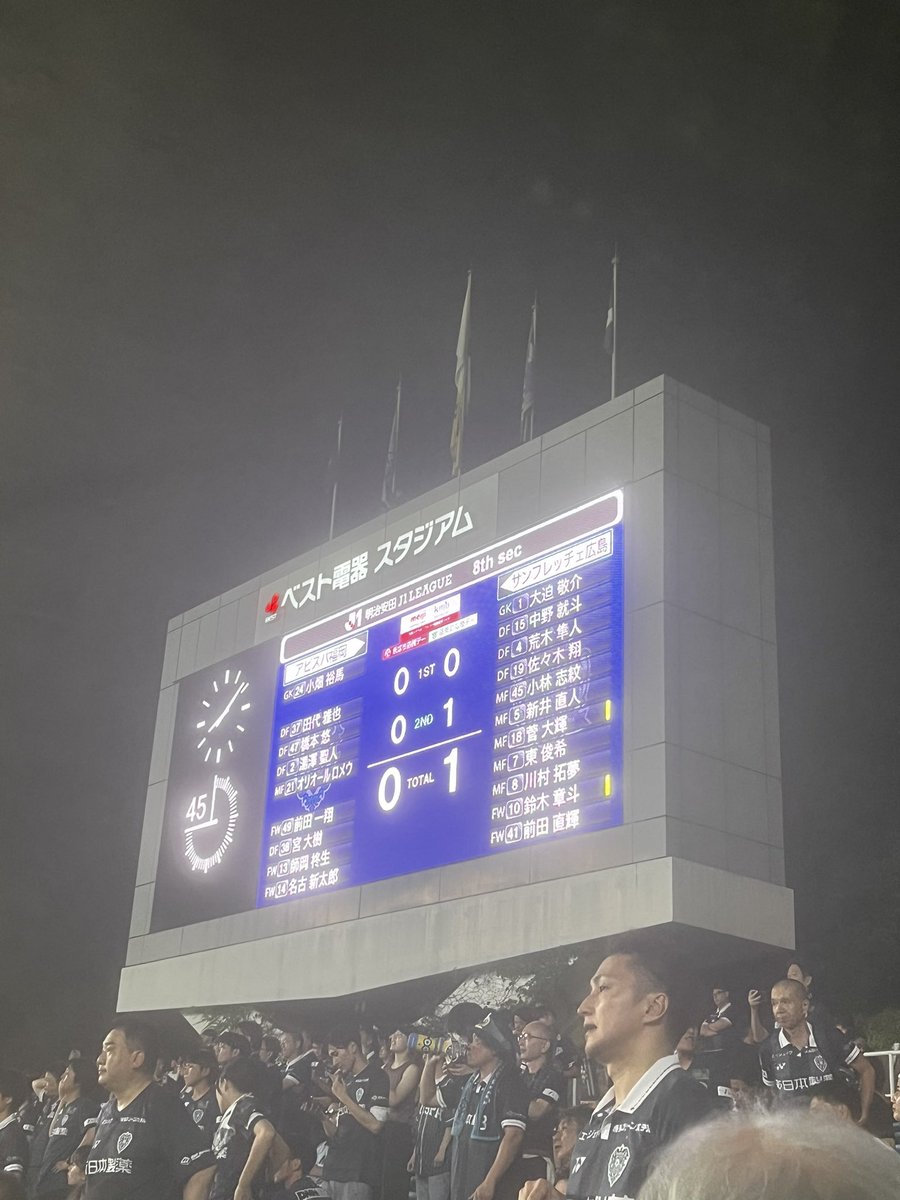 mufc0526's tweet photo. 2人少ない状況やと福���は5点取れるけど広島は1点なんや https://t.co/ycDcws74Hx