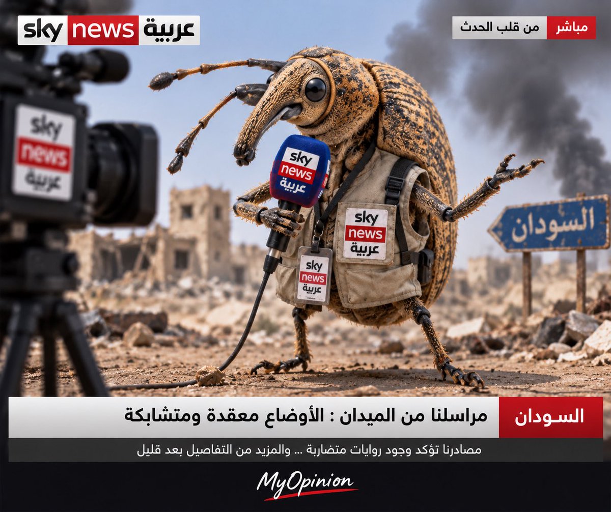 talk2world2know's tweet photo. سؤال بريء جداً:
أين مراسلو "الأمكعوكات" في سكاي نيوز عربية؟ 😂

عندما يكون الخبر اتهاماً للجيش السوداني أو "كيميائياً" أو مادة يمكن توظيفها ضده، تجد التغطية والعناوين والضيوف والتحليلات.

لكن عندما تتغير خرائط الميدان ويتقدم الجيش في أكثر من محور، يبدو أن شبكة المراسلين أصابها فجأة ضعفٌ حاد في الإرسال!

لا بأس… فالصمت أيضًا نوعٌ من التغطية، وأحيانًا يكون أكثر إفصاحًا من الخبر نفسه.