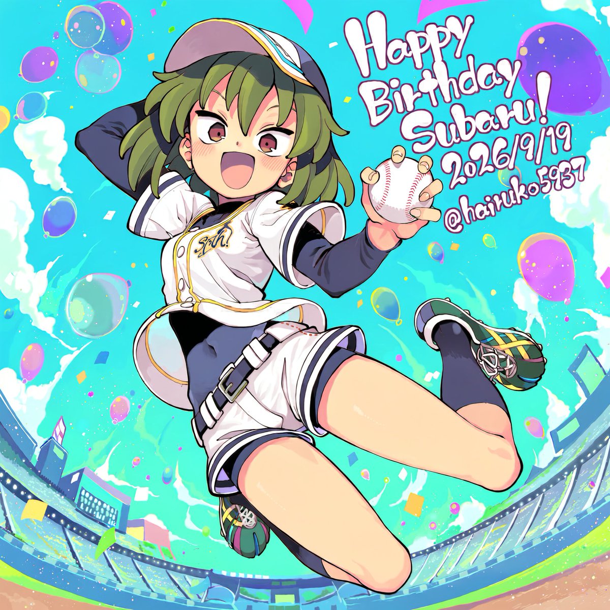 hairuko5937's tweet photo. もう一人の野球アイドル、昴ちゃん！お誕生日おめでとう！
#永吉昴
#永吉昴誕生祭2026
#永吉昴生誕祭2026
#ミリシタ https://t.co/gSr6zzxftt