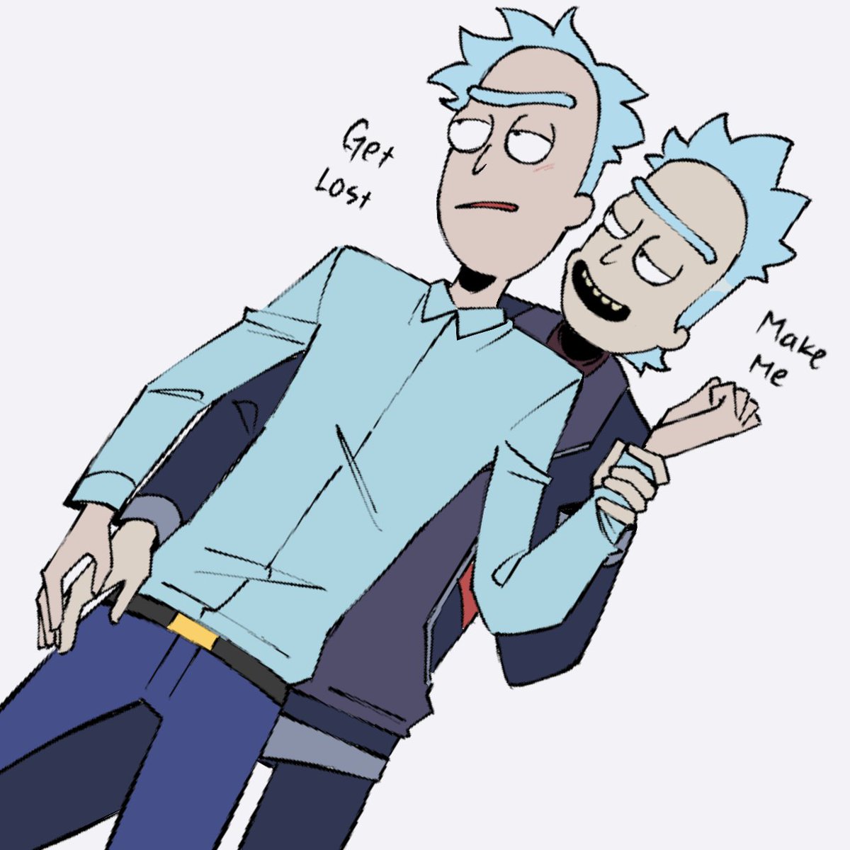 orcakayang's tweet photo. #rickcest touchy https://t.co/AksN8MQR14