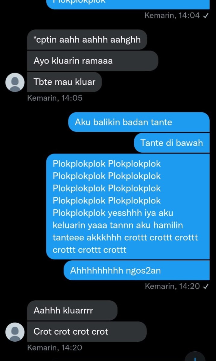 Pangeranpe57166's tweet photo. Ibu - ibu, tante - tante, janda, cewe lonte yg sange cs alur kek gini yuk, bisa hard and romance lhoo hehe dm atau like nanti ku chat

#chatseks #chatseksyuk #lonte https://t.co/876Fl2xzKE