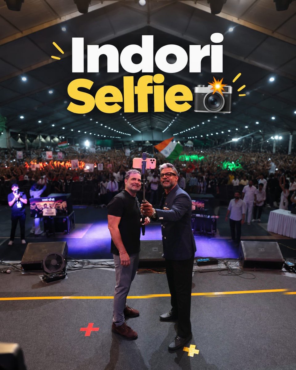 bharatjodo's tweet photo. Indori Selfie 📸🔥
#ChhatronKiGoonj https://t.co/qeV38MMbW5