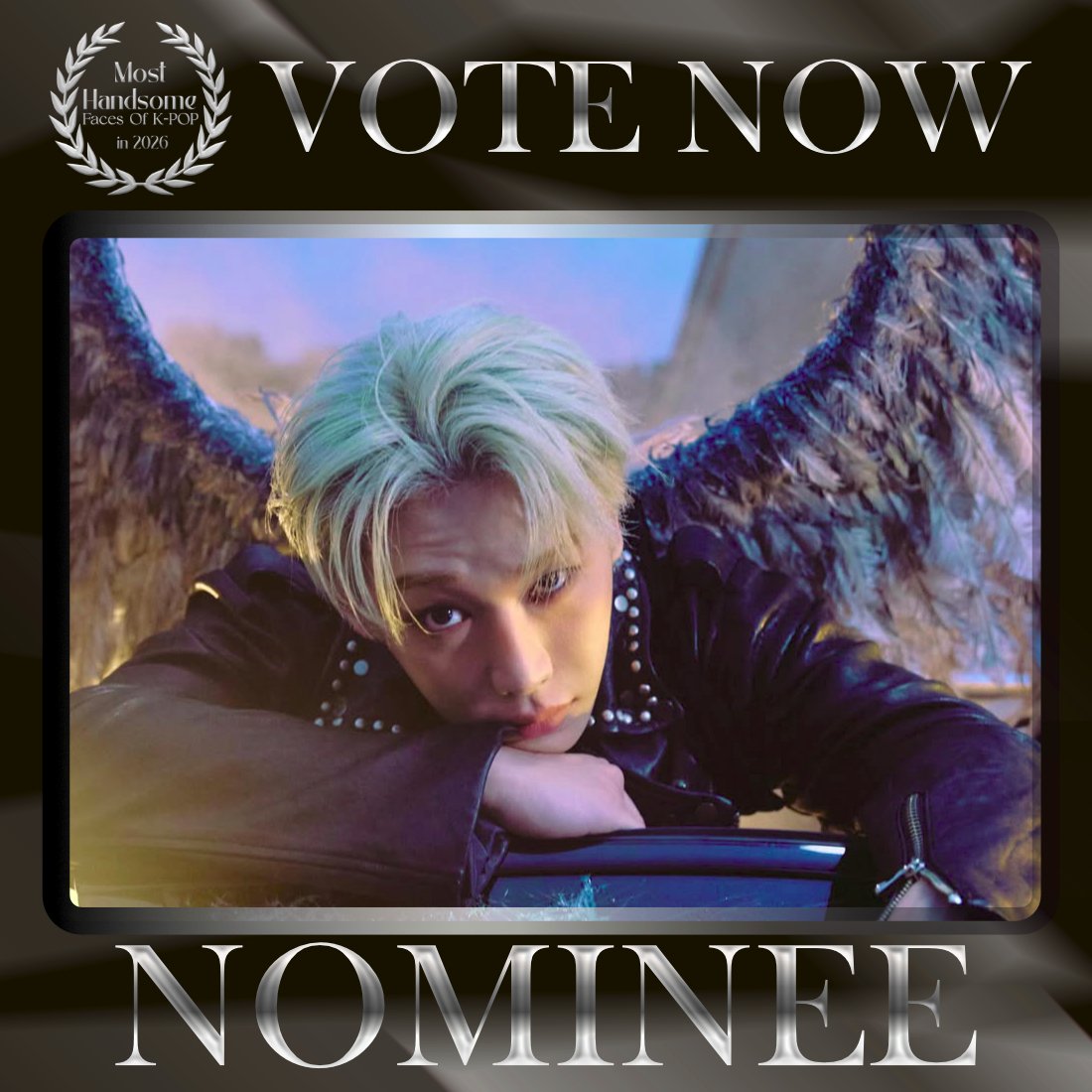 TOP100KPOP's tweet photo. WONHO is nominated for Most Handsome Faces of K-POP in 2026.

👉 VOTE: https://t.co/Si3coBolbM https://t.co/kAzfn4FFf3