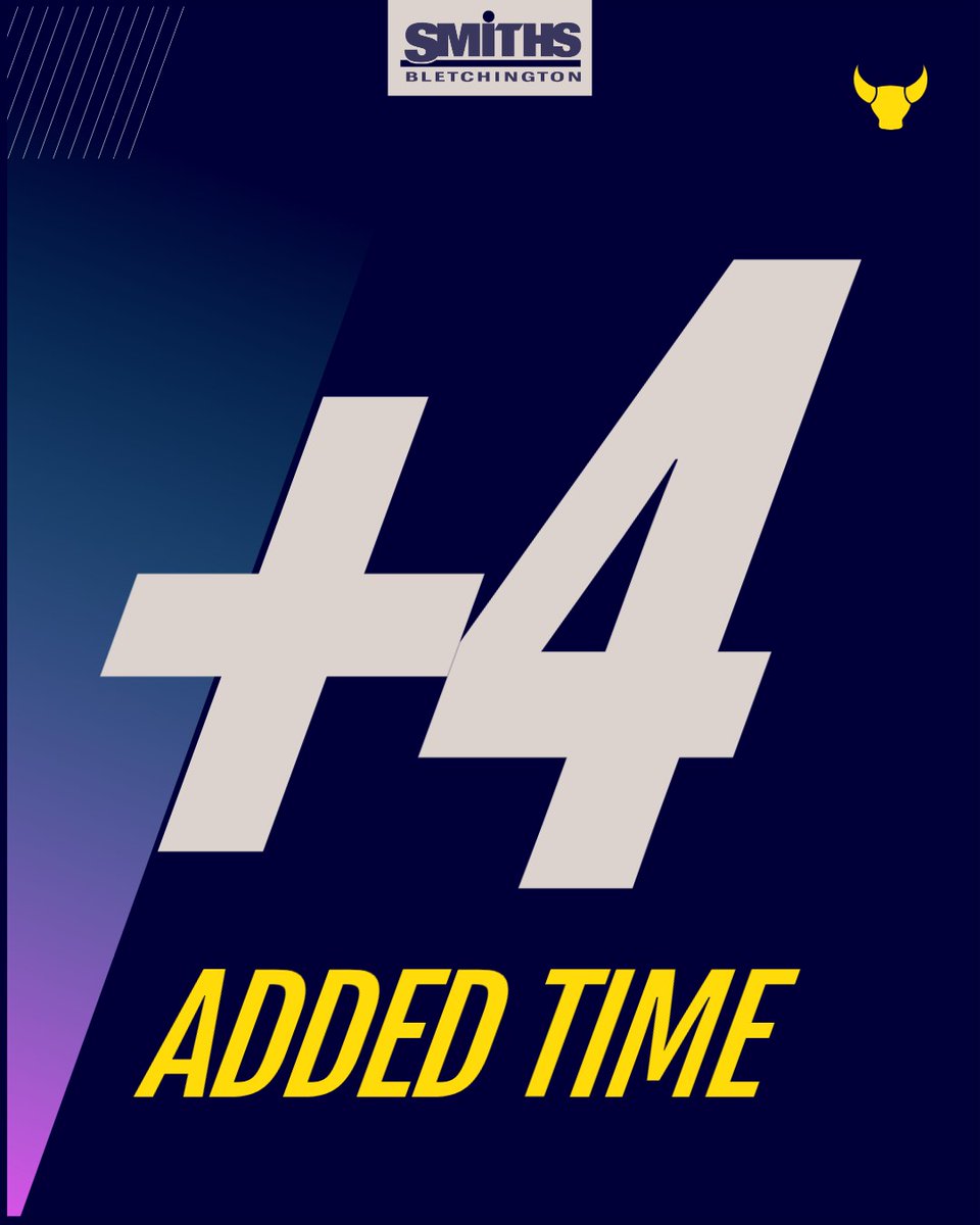 OUFCOfficial's tweet photo. Four minutes are added. 

#OUFC | OXF 1 - 1 CAM | 90 + 1' https://t.co/GaeJBklYrF