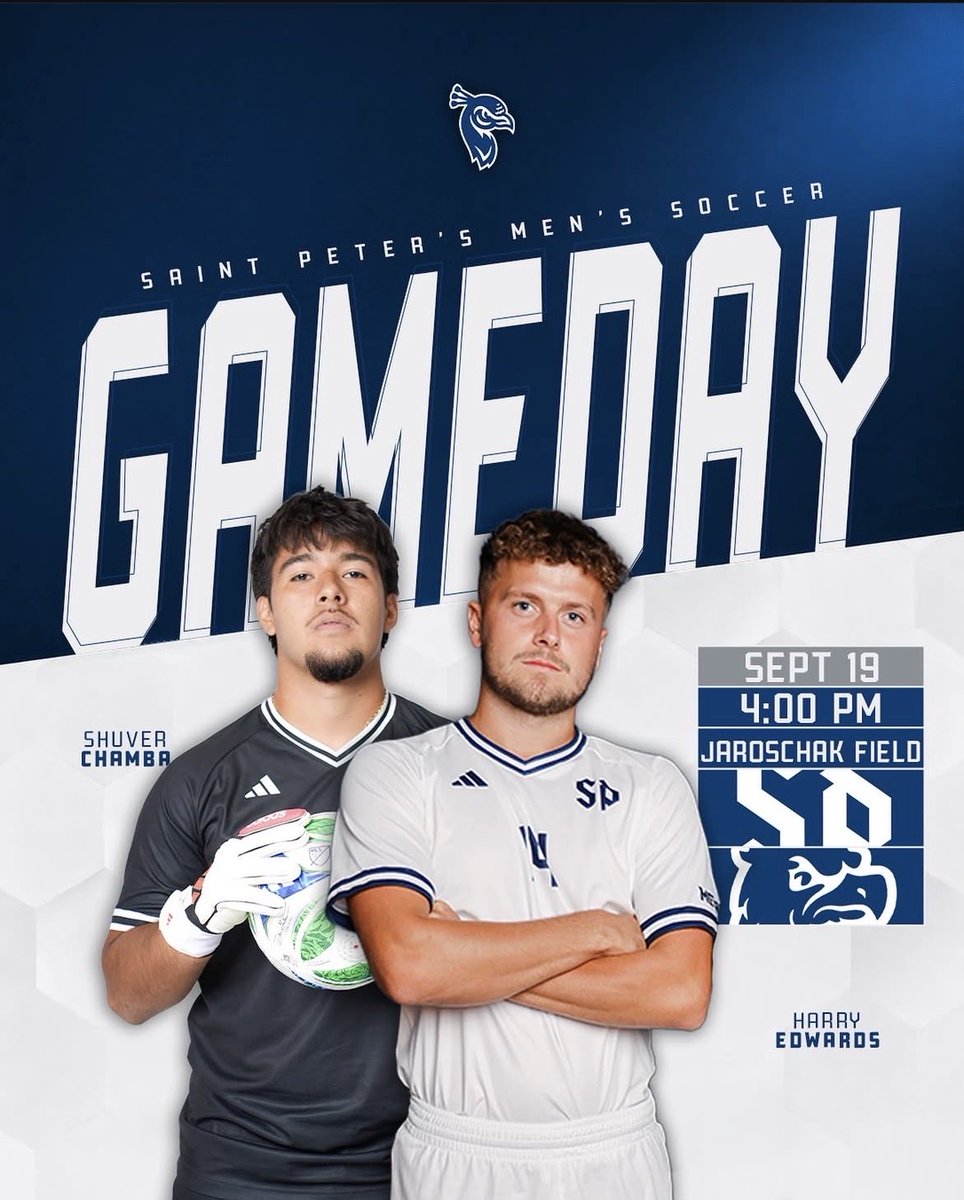 PeacocksMSOC's tweet photo. Opening conference play at home ๐
๐ Niagara
๐Jersey City, NJ
โฐ4:00pm ET
๐๏ธ Jaroshak Field
๐บ Hudl
#StrutUp https://t.co/GWVcGimXqV