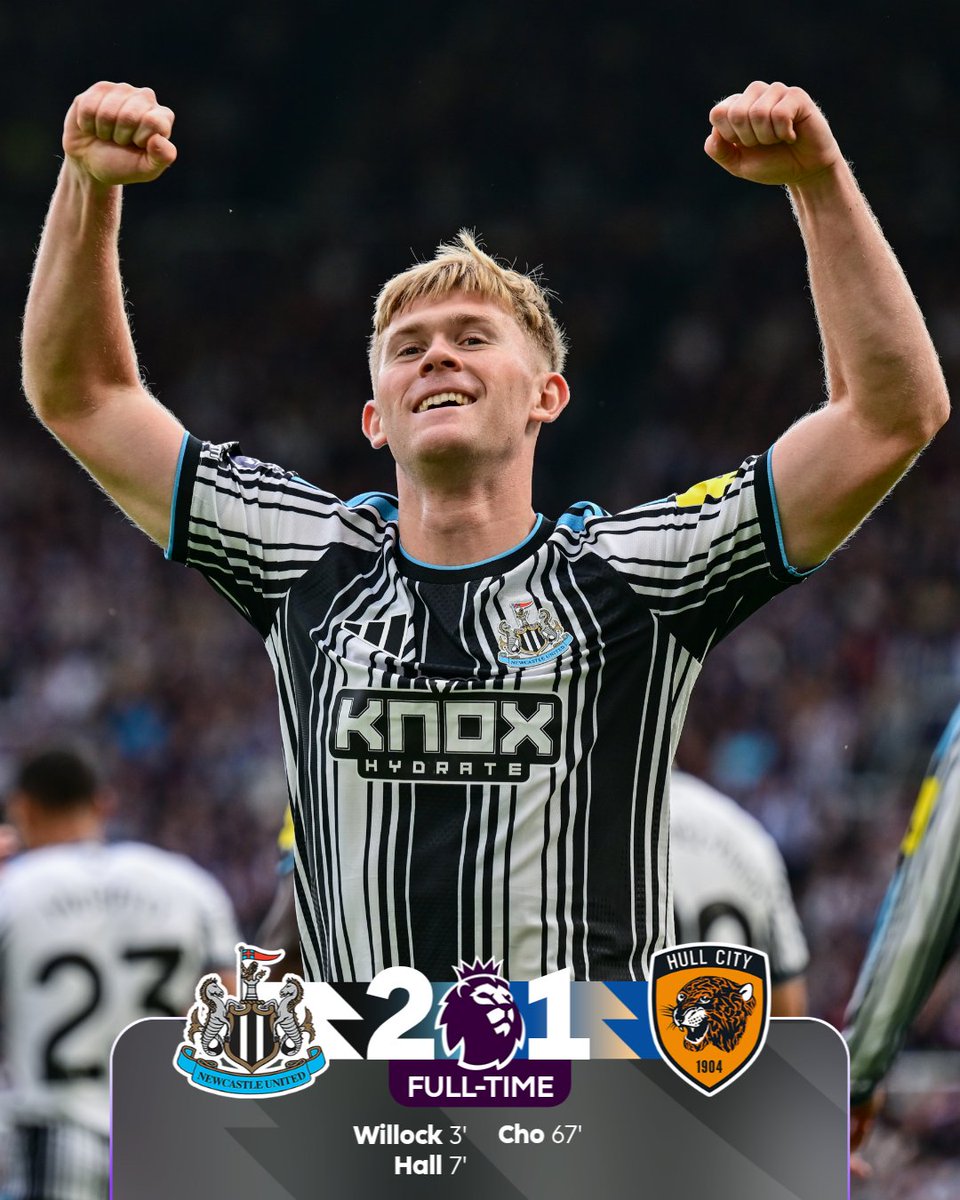 premierleague's tweet photo. The Magpies overcome the Tigers at St James' Park 

@NUFC ⚫️ ⚪️ https://t.co/1sQrO4U2CH