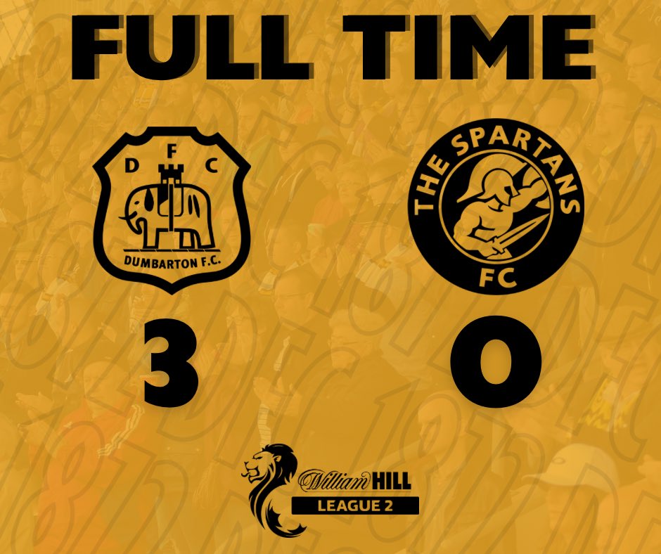 Dumbartonfc's tweet photo. Rocked by the Sons, you’ve just been rocked by the Sons 🎸

+3️⃣ at The Rock 🙌 https://t.co/R7I6upd2a5