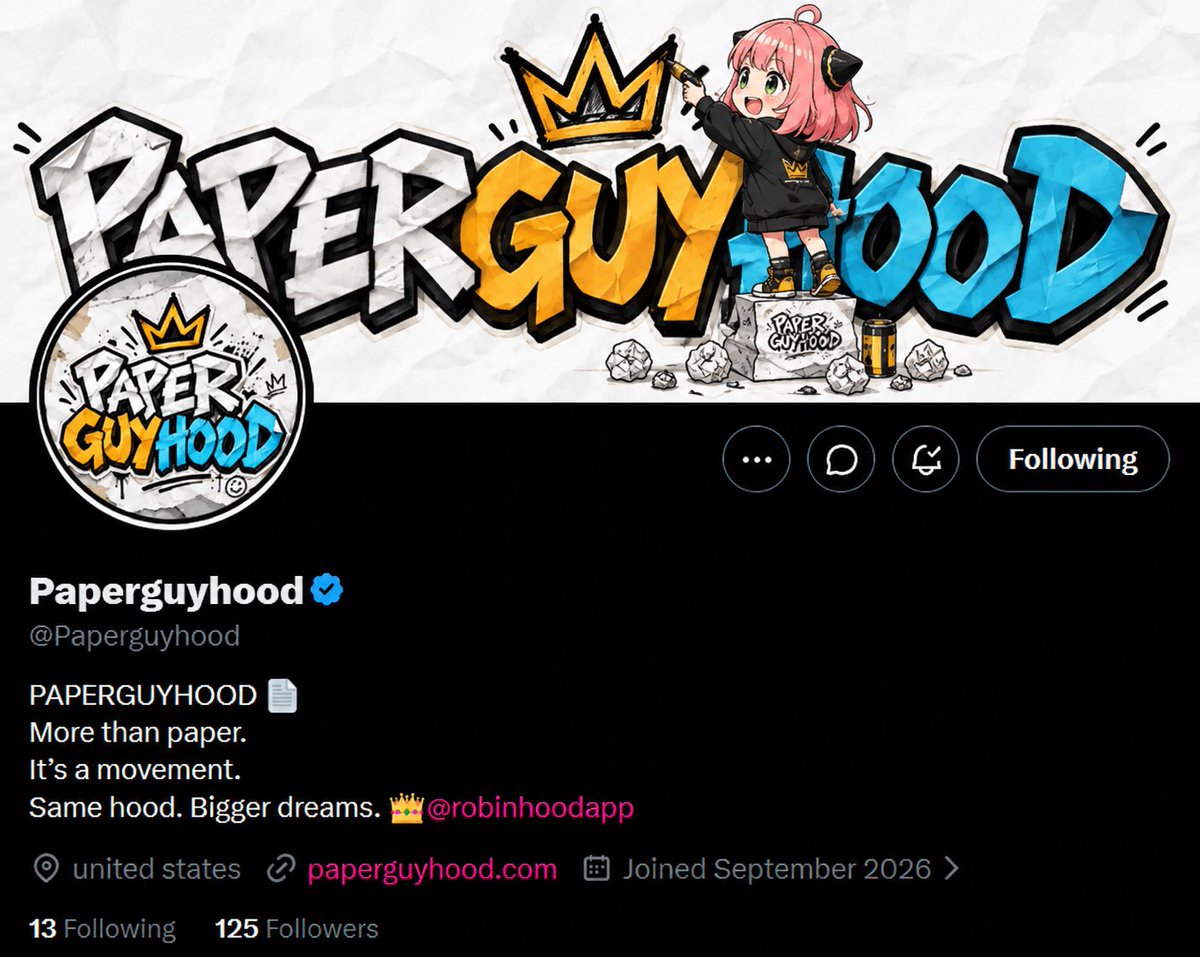 AnyaVerse007's tweet photo. 🌸  𝐖𝐚𝐤𝐮 𝐖𝐚𝐤𝐮 𝐅𝐢𝐧𝐝  🌸

📄  𝐏𝐚𝐩𝐞𝐫𝐠𝐮𝐲𝐡𝐨𝐨𝐝  •  @Paperguyhood  📄

🌟  𝟔,𝟓𝟔𝟓 𝐒𝐮𝐩𝐩𝐥𝐲  •  𝐑𝐨𝐛𝐢𝐧𝐡𝐨𝐨𝐝 𝐂𝐡𝐚𝐢𝐧  🪶
💭  𝐌𝐨𝐫𝐞 𝐭𝐡𝐚𝐧 𝐩𝐚𝐩𝐞𝐫. 𝐉𝐮𝐬𝐭 𝐯𝐢𝐛𝐞𝐬.

👀  𝐃𝐘𝐎𝐑  💚 https://t.co/8VZfnXgLVn