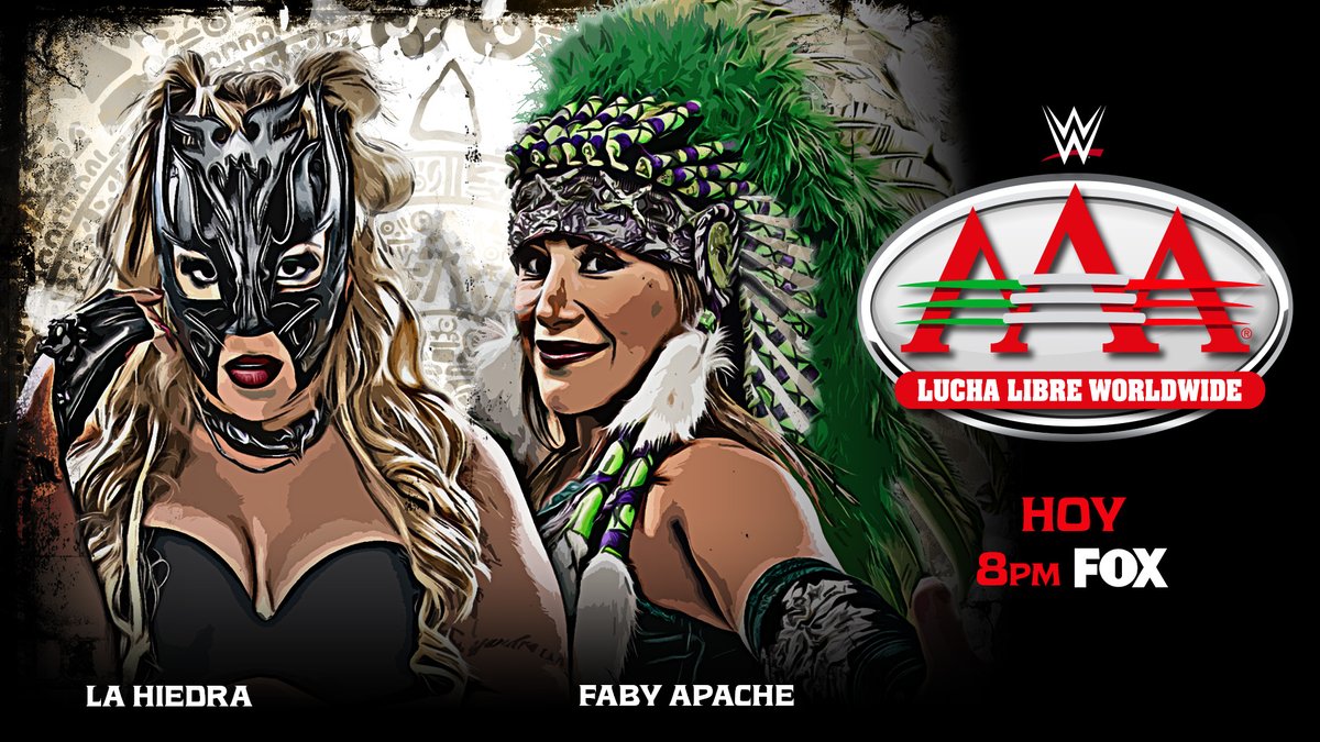 luchalibreaaa's tweet photo. La Hiedra vs. Faby Apache, El Fiscal vs. Dinámico y mucho más: HOY #AAAenFOX
📺 Sábado 8pm por Fox y Fox One https://t.co/7EzKF22Ypf