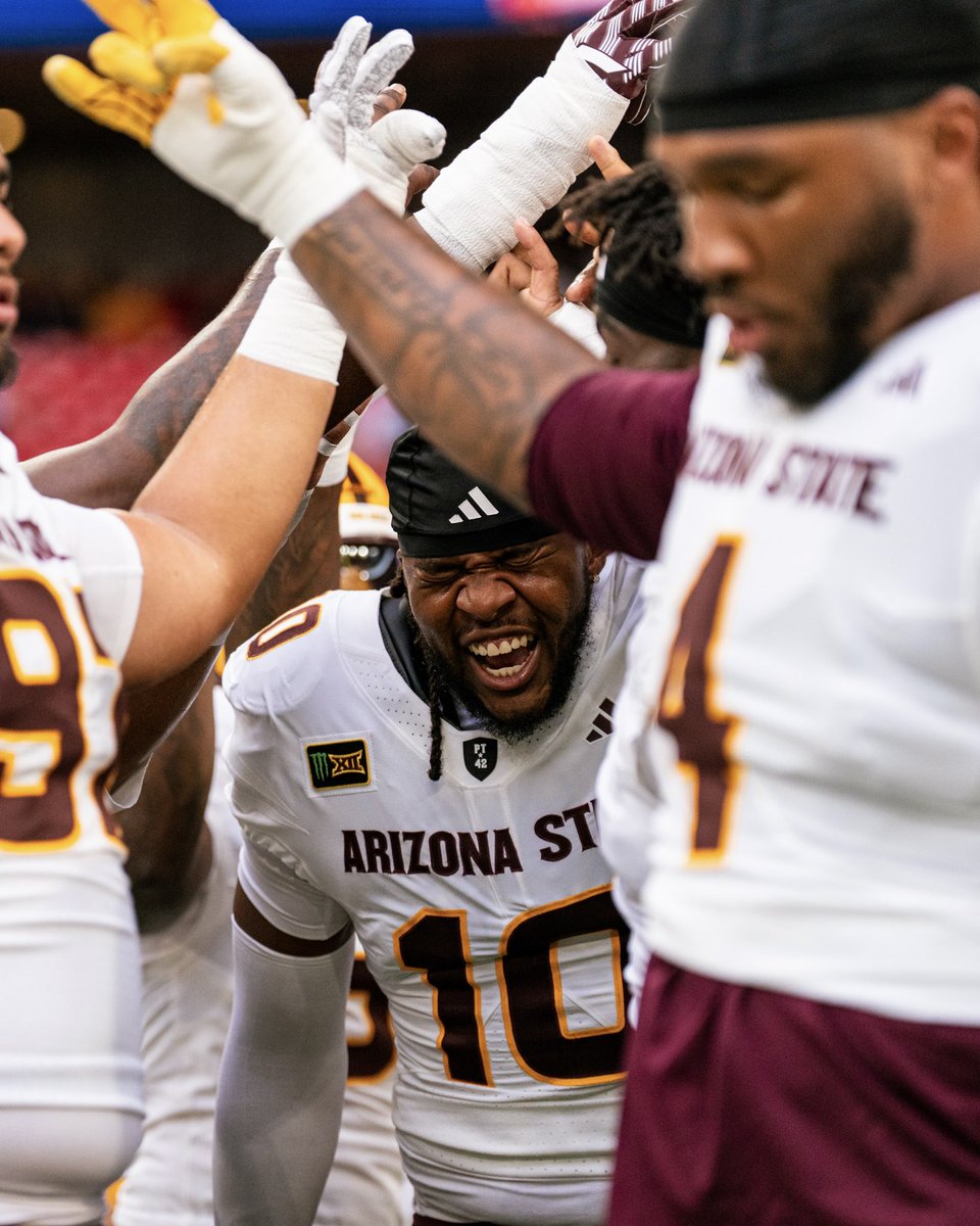ASUFootball's tweet photo. Empty the tank. https://t.co/aJG9Mx5e8E